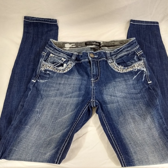 Cello Jeans SZ 9 Womens 27 X 32 Skinny - Picture 5 of 8
